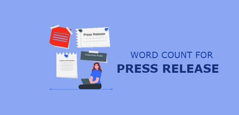 average press release word count