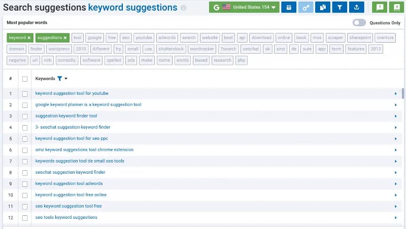 serpstat Keyword Research (keyword research tool free)